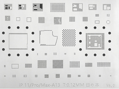 VỈ LÀM CHÂN IC IPHONE 11 PRO MAX-A13, VỈ LÀM CHÂN IC IP 11 PRO MAX-A13